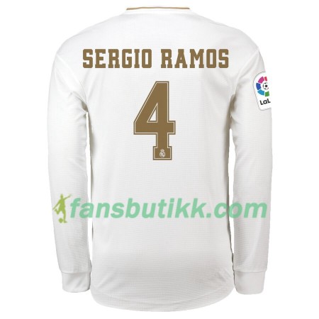 Fotballdrakt Real Madrid Sergio Ramos 4 Hjemmetrøye 2019-2020 Langermet